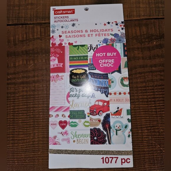 Craft Smart 1077 Piece Seasons & Holidays Sticker Set - Picture 2 of 3